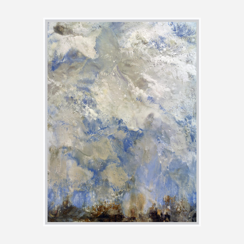 Nothing But Blue Sky - Artist Enhanced Canvas Print, 24" H x 20" W x 1.75" D, White Framed Canvas