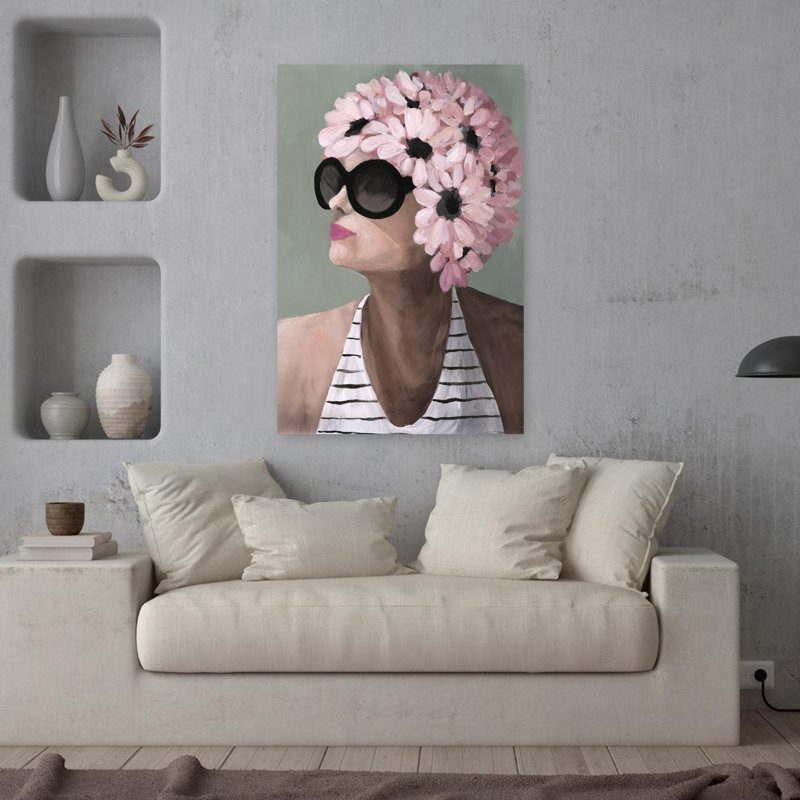 Art contemporain, rétro et moderne, H 36 po x l 24 po