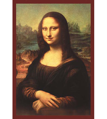 Mona Lisa by Leonardo Da Vinci - Unframed Graphic Art