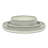 Gibson Elite 12 Piece (Service for 4) Townscape Plates and Bowls Reactive Glaze Embossed Round Dishes Terracotta Ceramic Dinnerware Set-106509372