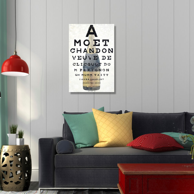 Drinks and Spirits Champagne Eye, impression sur toile, H 36 po x l 24 po, Toile tendue