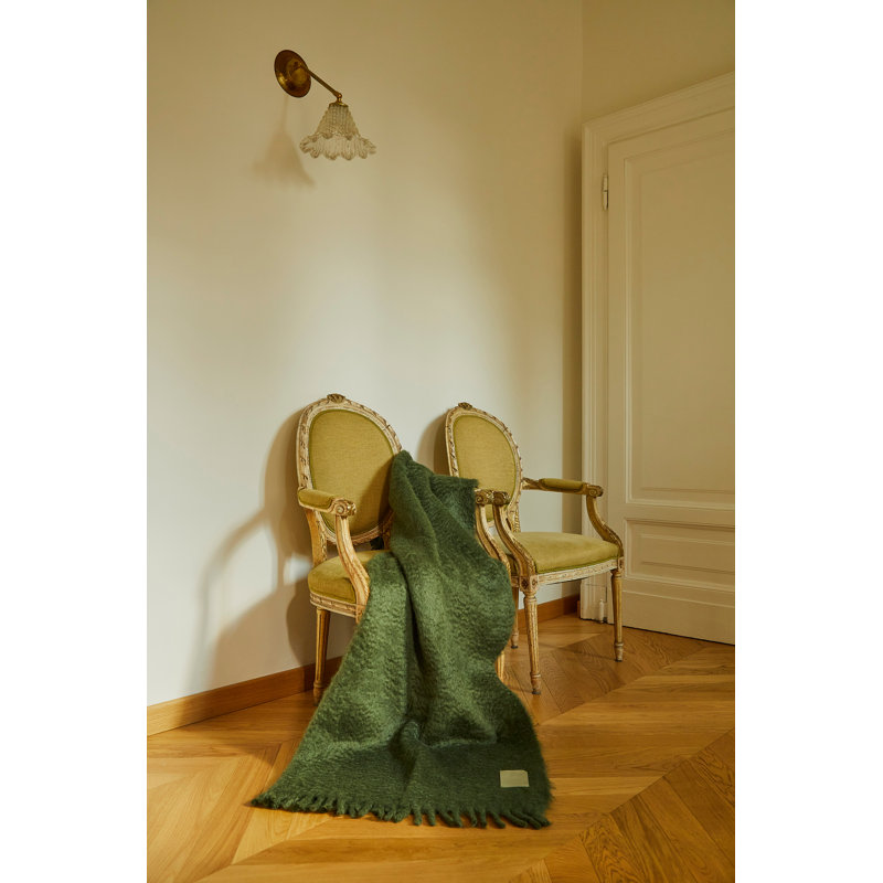 Hand Woven Blanket, Green