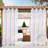 Draycott Semi Sheer Curtain Panel Pair-1925804271