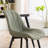 Chardee Upholstered Dining Chairs Faux Leather Waterproof Side Chair with Metal Frame-1629585638