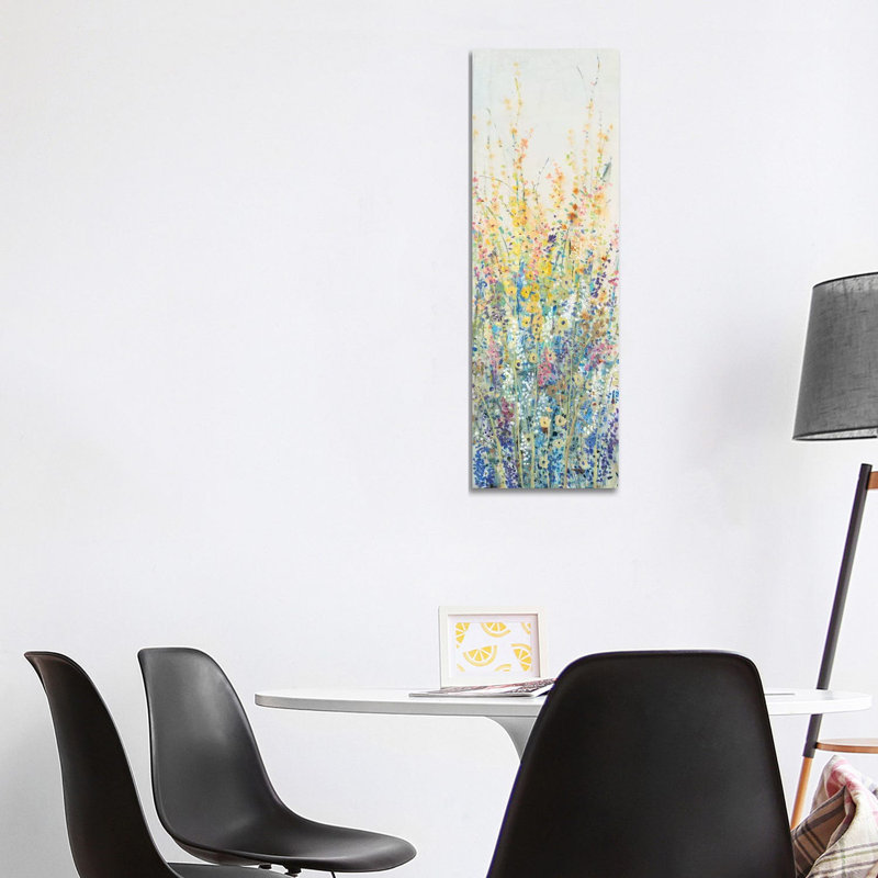 Wildflower Panel II by Timothy O' Toole - Wrapped Canvas Panoramic Painting, 121.92 cm H x 40.64 cm W x 3.175 cm D