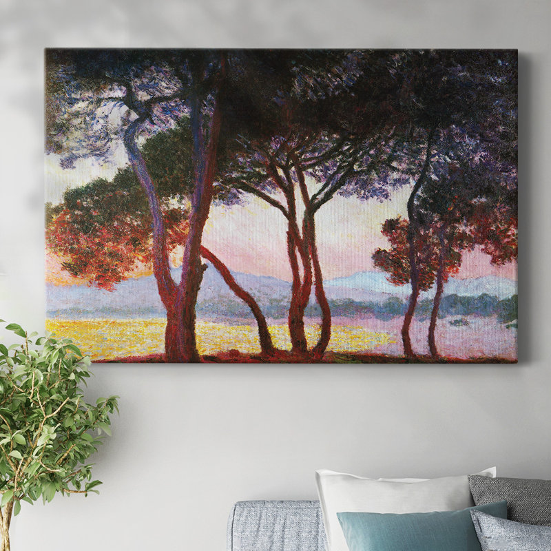 «Juan les Pins» par Monet-Gallery, toile tendue, H 12 po x l 18 po