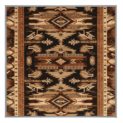  Tapis hawaïen lavable à motifs polynésiens