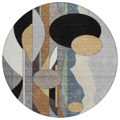 Machine Washable Indoor/Outdoor Boruta ACN2252 Modern Rug