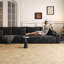 Canapé modulaire 140 po Cloud, canapé modulaire moderne avec assise profonde, canapé rembourré pour la chambre à coucher du salon, aucun assemblage requis, noir (tissu en velours côtelé moelleux)-1973413158-1973413159-1973413177