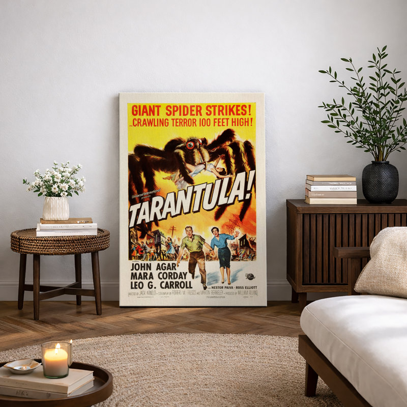 «Tarantula Classic Sci Fi Horror», affiche d'art de film, créature rétro, images encadrées sur toile, estampe numérique