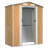 6.3 ft. W x 3.54 ft. D Steel Traditional Storage Shed