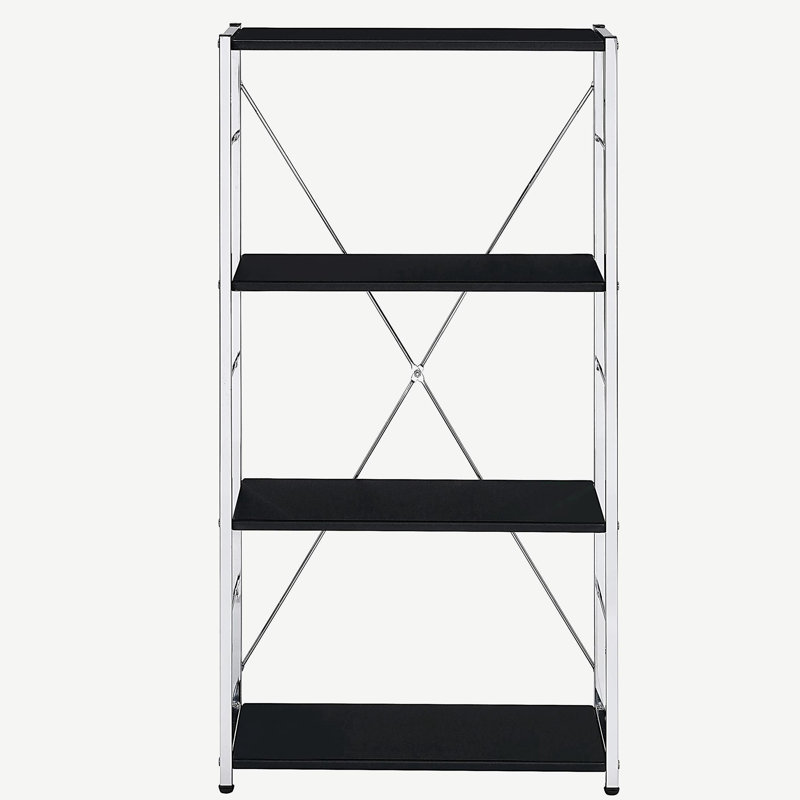 4-Tier Rectangular Bookshelf, (4 Shelves) 42.5"H x 24.5"W x 11.5"D