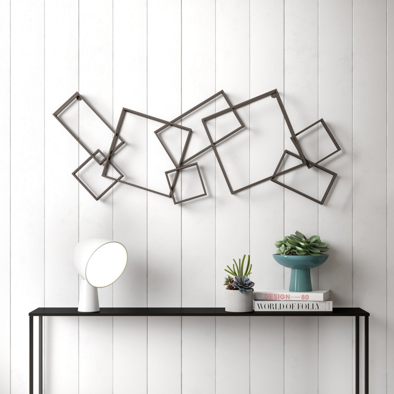 Abdiel Handmade Modern Abstract Wall Decor on Iron