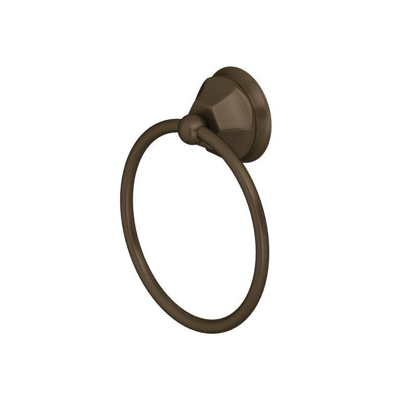 Palladian Towel Ring, Tuscan Brass