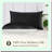 Silk Haircare Pillowcase - Underside, Standard Size 20x26 Inch, Black, 19 Momme - Luxurious Hair Protection and Comfort - 1pc