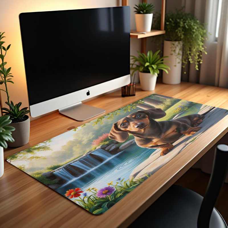 Polyester Desk Pad, 31.5x15.5