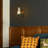 Antique-Style Wall Lantern Sconce Set with Curved Metal Arm(ste of 2)