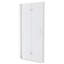 Porte de douche pliante sans cadre 36 po x l 72 po avec verre trempé