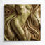Abstrait art figuratif sur toile brun 52-1717351162