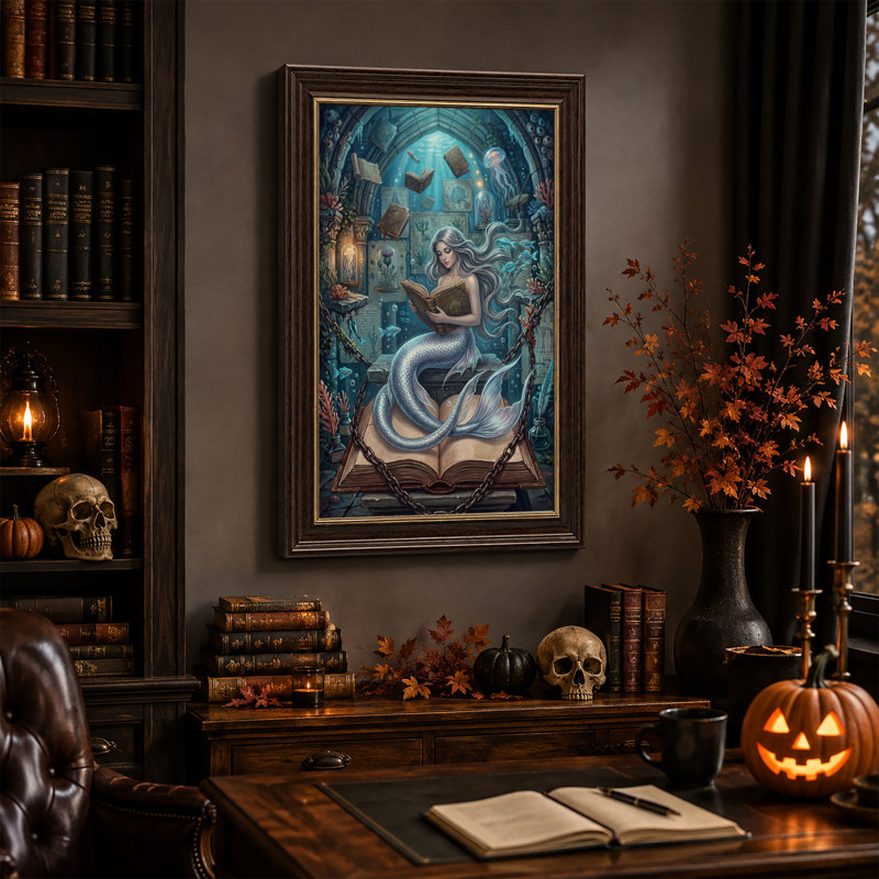 Art sur toile Halloween, H 24 po x l 16 po