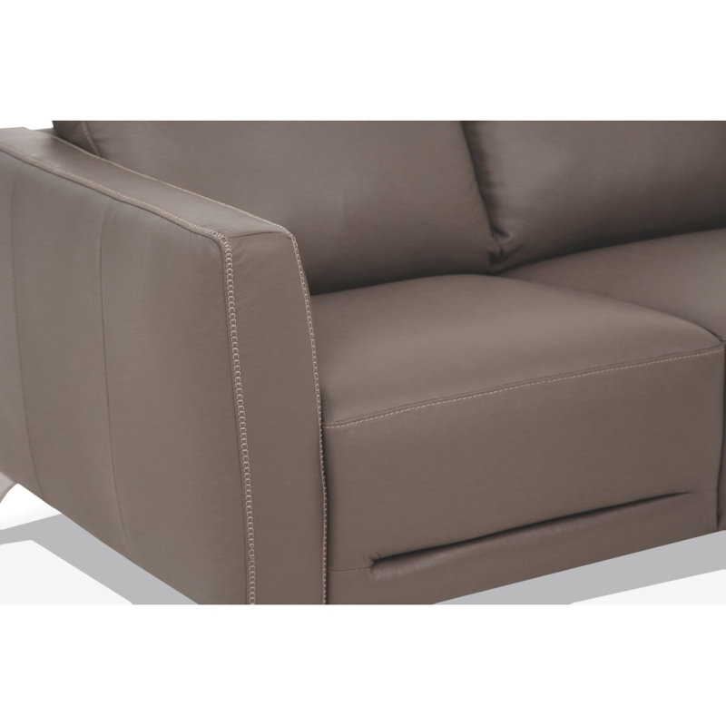 Causeuse - 31 x 34 x 59, Mélange de coton taupe