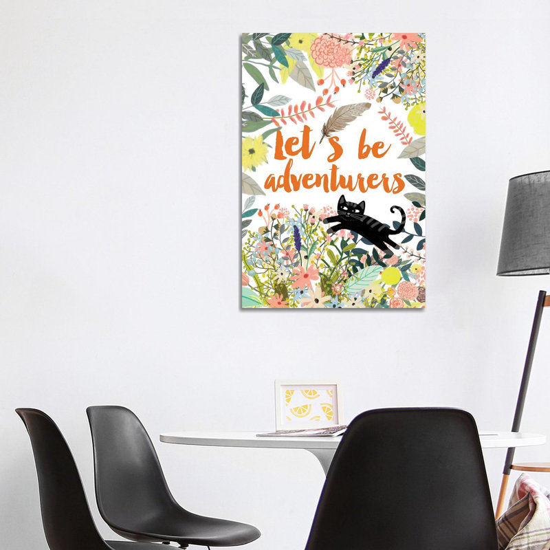 Let´S Be Adventurers II by Mia Charro - Wrapped Canvas Rectangle Print, 101.6 cm H x 66.04 cm W x 1.91 cm D