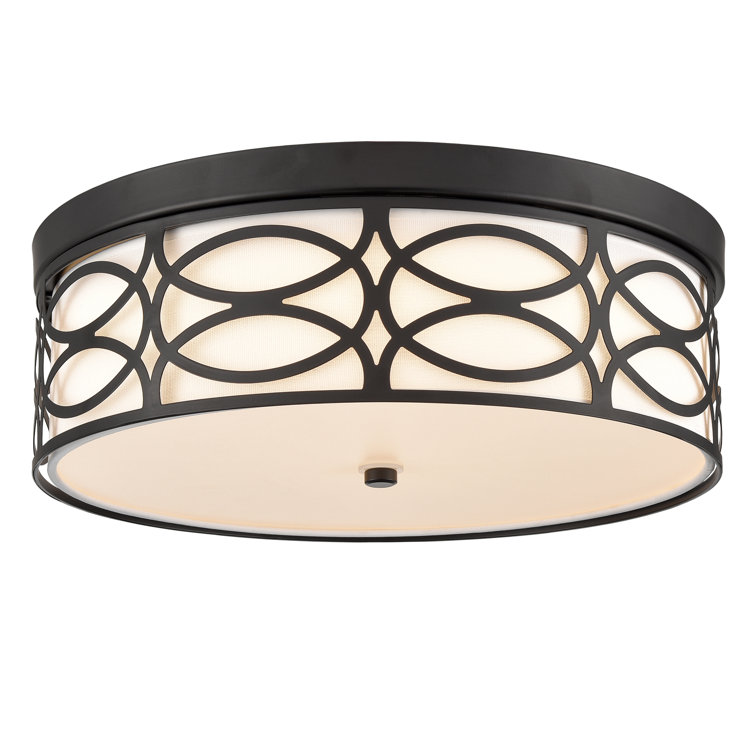 Fabric LED Flush Mount