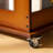Bamboo Folding Edge Table With Movable Storage