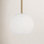 Frans Single Light Glass Dimmable Pendant