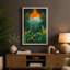 Mountain Through Jungle Tropical - Wrapped Canvas-339382177-339382184
