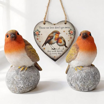 13 cm Resin Birds Shatterproof Holiday Shaped Ornament
