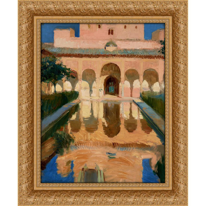 Hall des ambassades, Alhambra, Grenade (1909), H 18 po x l 15 po