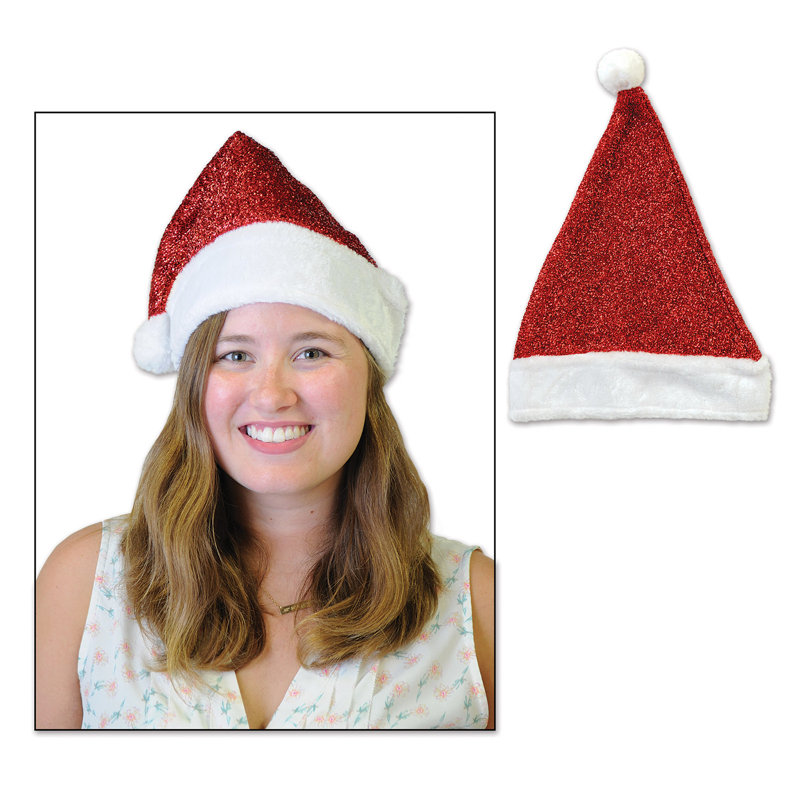 Chapeau de Noël métallique de Noël