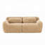 Canapé 2 places moelleux en tissu moelleux-745414037