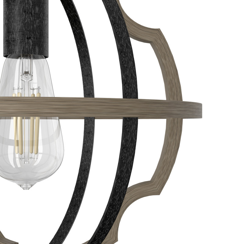 Stone Creek 1 - Light Globe Pendant, French Oak