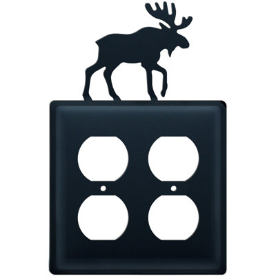Moose 4-Gang Duplex Outlet Wall Plate