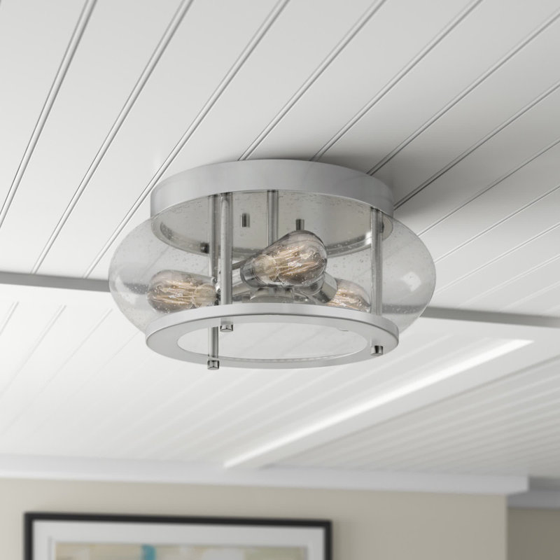 Spofford Glass Spotlight, Polished Chrome
