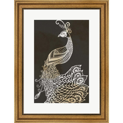 " Monotone Peacock " by Kimberly Allen