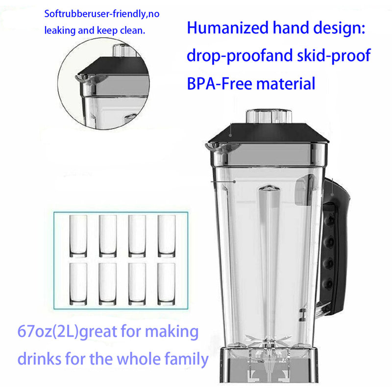 MONSFEST 68oz. Countertop Blender