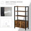 120cm H x 70cm W Metal Standard Bookcase