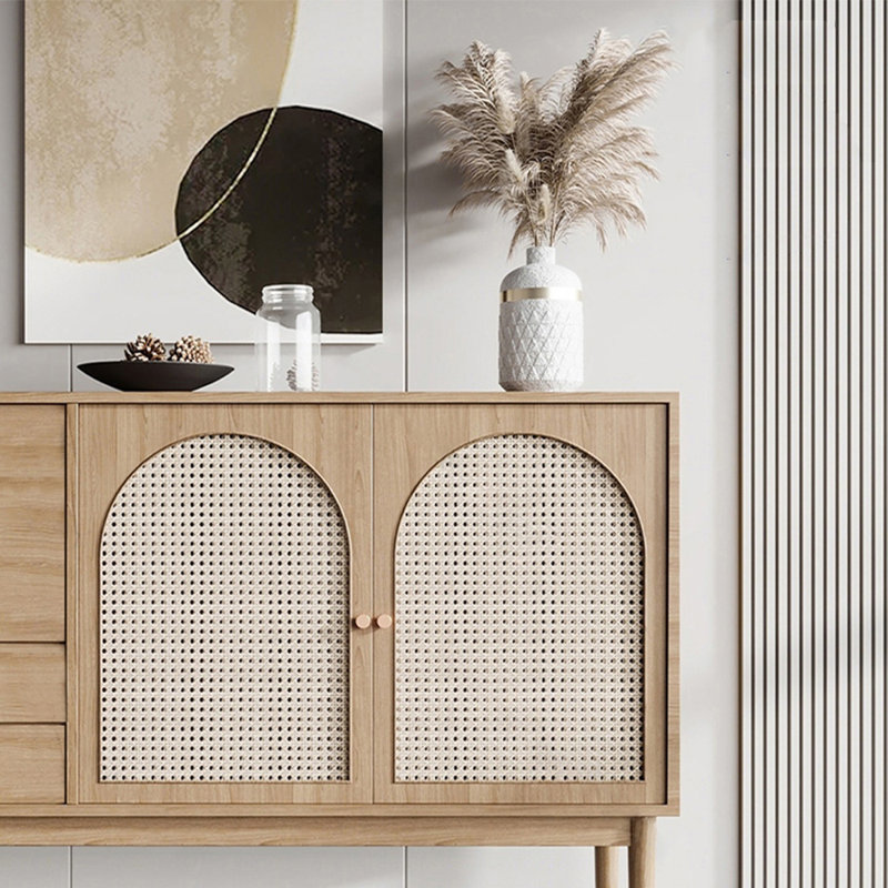 Buffet décoratif Wabi Sabi, H 35,43 po x l 47,24 po x P 13,78 po