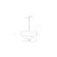 Luminaire suspendu tambour 1 lumière DEL-92278204-92278197