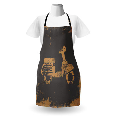 No Pattern Bib Apron