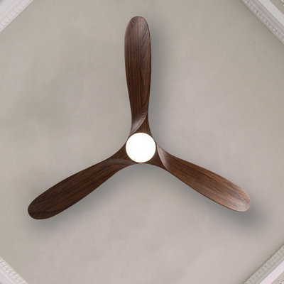 Solid Wood Ceiling Fan With Light