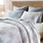 3-Piece Full/Queen Quilt Mini Set,Blue