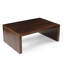  Table basse en noyer foncé