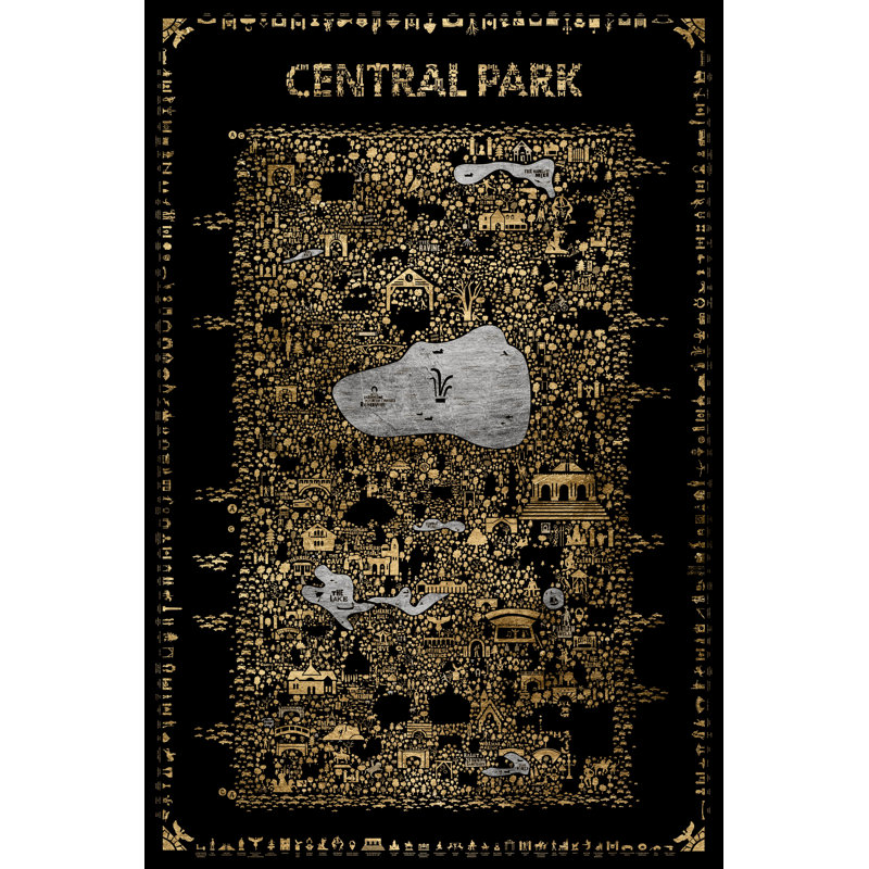 Collection Glam New York - Central Park, H 30 po x l 20 po