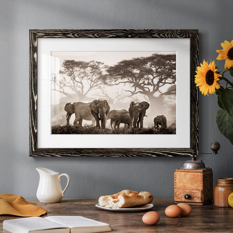 Parc national Amboseli, H 18 po x l 26 po x P 1,5 po, Noir