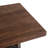 Hackett Adjustable Solid Wood Top Metal Base Standing Desk