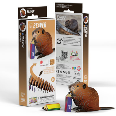 EUGY Beaver - casse-tête 3D